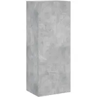 vidaXL Tv-wandmeubel 40,5x30x102 cm bewerkt hout betongrijs