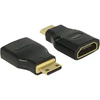DeLOCK HDMI mini verloopstekker - HDMI A female naar HDMI C mini female