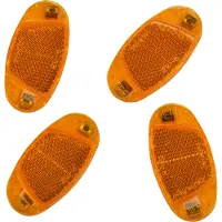 Fischer Fahrrad Fischer - Fiets Spaakreflector spaakreflectoren - Oranje - 4 stuks