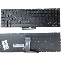 T-ProTek DUITSE - Toetsenbord met verlichting, zonder frame, voor Lenovo Yoga 500-15ibd