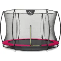 Exit Silhouette inground trampoline ø305cm met veiligheidsnet - roze