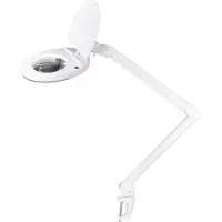 Rebel NAR0463-2 Multifunctionele lamp met vergrootglas 5D 8W (60 SMD), wit