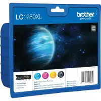 Brother Inktcartridge LC-1280XLVALBP 4-kleuren Multipack Hoge capaciteit