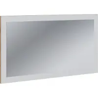 VCM Houten wand badkamerspiegel wandspiegel hal kapstok spiegel badkamer Salia