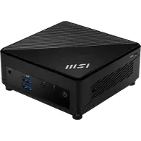 MSI Barebone Cubi NUC 1MG-007BDE Intel Core 7 150U, Intel grafische kaart, 2x DDR5 SO-DIMM, 1x M.2, Wi-Fi 6E, Bluetooth 5.3, besturingssysteem