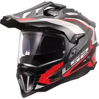 LS2 LS2MX701ExplorerCFrontierIIRood06AdventureMotorhelm Maat M