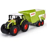 Dickie Toys Dickie CLAAS landbouwtrekker met aanhanger