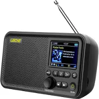 LEICKE DJ ROXXX DAB+ Radio Bluetooth Lautsprecher - 4000mAh Accu - FM/DAB+ - Kleurendisplay