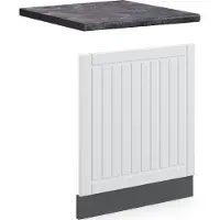 Vicco Fame-Line Frontpaneel – 60 cm, WB Antraciet Wit Landhuis