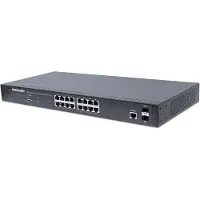 Intellinet 561198 netwerk-switch L2+ Gigabit Ethernet (10/100/1000) Power over Ethernet (PoE) 1U Zwart