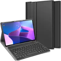 Cazy Tablet Hoes met Toetsenbord geschikt voor Lenovo Tab P12 Pro - QWERTZ Bluetooth Keyboard Case - Zwart