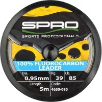 Spro 100% FC Leader - 0.45mm - 11kg - 10m - Fluorocarbon Lijn