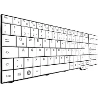 T-ProTek DUITS - Wit toetsenbord, compatibel met FSP: K170-T100, artikelnummer: 10600916301