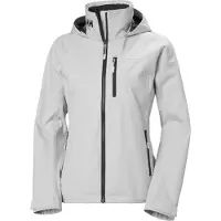 Helly Hansen Jas Women Crew Hooded Jacket 2.0 Grey Fog-S