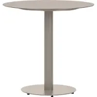 Ebuy24 Hector tuintafel Ø70 cm grijs.