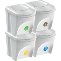 Keden Sortibox Set Van 4 Recyclingbakken 4x25l