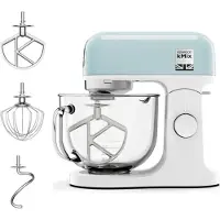 Kenwood kMix KMX754PB - Keukenmachine - Pastel blauw - Glazen mengkom - 1000 Watt
