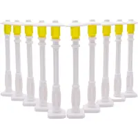 LEGO City straatverlichting, wit met gele lampen - NIEUW! Aantal: 10 stuks