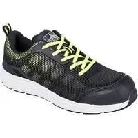 Portwest FT15 Steelite Tove veiligheidsschoen S1P, zwart/groen, maat 44