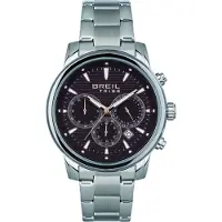 Breil Analoog horloge 'Caliber' chocoladebruin / zilver
