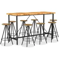 Prolenta Maison Exclusive - Barset, 9-delig, massief acacia- en gerecycled hout