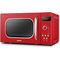 Comfee CMSRO 20di rd, Werkblad, Vrijstaande magnetron, 20 liter, 800 watt, Ingebouwd display, Draaibaar, Knopbediening
