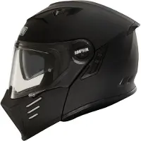 Simpson Darksome Solid, opklapbare helm ,Mat-Zwart ,XXL
