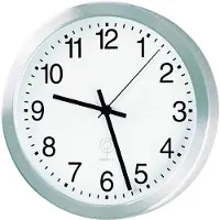 Peweta ALU FUNK-WANDKLOK, diameter 20 cm (artikelnummer: 51.017.215)