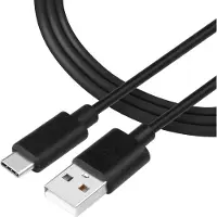 Tactical Smooth Thread USB-A/USB-C kabel, 1 meter - Zwart, modelnummer KP31188