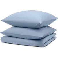 Blumtal Dekbedovertrek met Kussensloop - Anti-Allergisch - Tegen huisstofmijt - 200 x 200 cm - 2 Kussenslopen 50 x 75 cm - Zwart