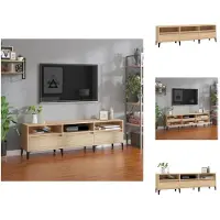 vidaXL Klassieke TV-kast - Sonoma Eiken - 150 x 30 x 44.5 cm - Kast