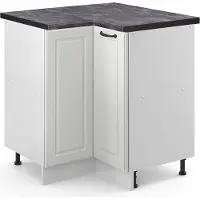 Vicco R-Line Hoekkast – 75.6 cm, WB Antraciet Wit Landhuis