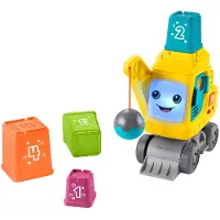 Fisher Price Tel- en stapelkraan- (D, F, E)