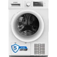 Heinner Warmtepompdroger - 8 KG - Wasdroger - 16 Programma's - Antikreukfunctie - LED display - Wit
