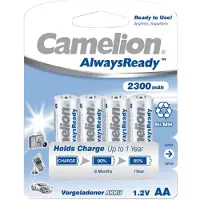 Velleman NH-AA2300ARBP4, Oplaadbare batterij, AA, Nikkel-metaalhydride (NiMH), 1,2 V, 4 stuks, 2300 mAh