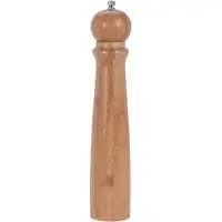 Excellent houseware Bamboe houten pepermolen/zoutmolen 31 cm - Pepermaler/zoutmaler - Kruiden en specerijen vermalen vermalers