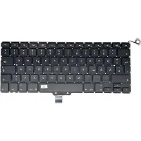 T-ProTek DE - Zwarte toetsenbord zonder verlichting, compatibel met Macbook Pro Unibody A1278