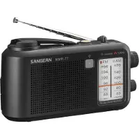Sangean MMR-77 Noodradio AM/FM - Met dynamo - Spatwaterbestendig - Zaklamp - Oplaadbaar - Zwart