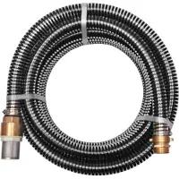 Syfax Zuigslang met messing koppelingen 15 m 25 mm zwart