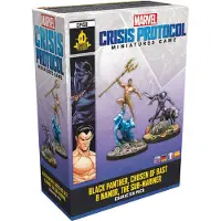 Atomic Mass Games Marvel: Crisis Protocol Black Panther Gekozen uit Bast & Namor The Sub-Mariner Character Pack - Tabletop Superhero Game Leeftij