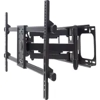 Manhattan 461290 Universal + Curved TV-beugel 94,0 cm (37) - 228,6 cm (90) Kantelbaar, Zwenkbaar Voor curved TVs