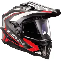 LS2 LS2MX701ExplorerCFrontierIIRood06AdventureMotorhelm Maat XL