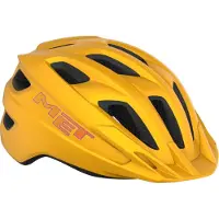Met Fietshelm Crackerjack Geel || Maat: One Size (52-57 cm)