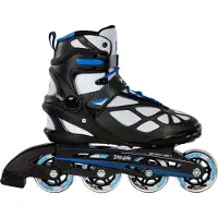 Playlife Uno 80 inline skates, zwart, maat EU 43, voor heren en dames