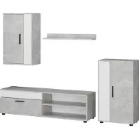 Vicco Wandmeubel Berno Beton set, 4 delen, Model 53282