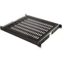 Logilink SF1S45B 19 inch Apparaatbodem voor patchkast 1 HE Uittrekbaar Geschikt voor kastdiepte: 600 mm Zwart