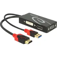 DeLOCK videoconverter - HDMI naar DVI, DisplayPort, VGA