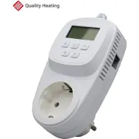 Quality Heating Wifi stopcontact plug-in thermostaat met losse sensor QH-42 Google Home & Amazon Alexa Compatible
