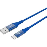 Celly Kabel USB-C naar USB Celly USBTYPECCOLORBL Donkerblauw 1 m
