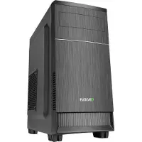 Evolveo M1, behuizing, formaat mATX, 2x USB2.0 / 1x USB3.0 / 2x 120mm LED-ventilatoren / 1x 140mm ventilator / zwart